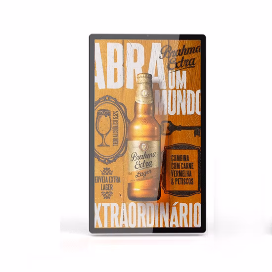 Interactivo a prueba de agua con salida HDMI y pantalla táctil Pantalla publicitaria de 49 pulgadas Señalización digital Pantalla LCD HD para exteriores Tablero inteligente