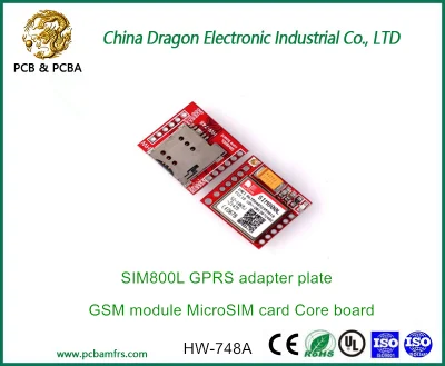 Placa adaptadora SIM800L GPRS, módulo GSM, placa central de tarjeta Microsim